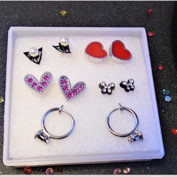 Clip on huggie Hoops, Convert/ Turn Studs into Clip on hoops, NO PIERCE - Picture 2 of 7